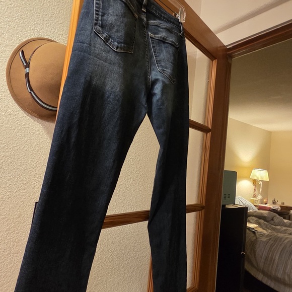 Tommy Hilfiger Dark Blue Straight Leg Jeans - Picture 2 of 9